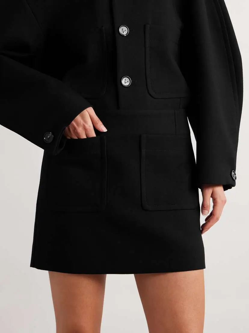 Bottega Veneta Cotton-blend Mini Skirt | Thumbnail 3