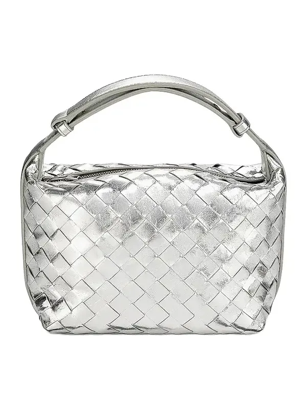 Women's Mini Wallace Metallic Leather Top Handle Bag Women's Mini Wallace Metallic Leather Top Handle Bag