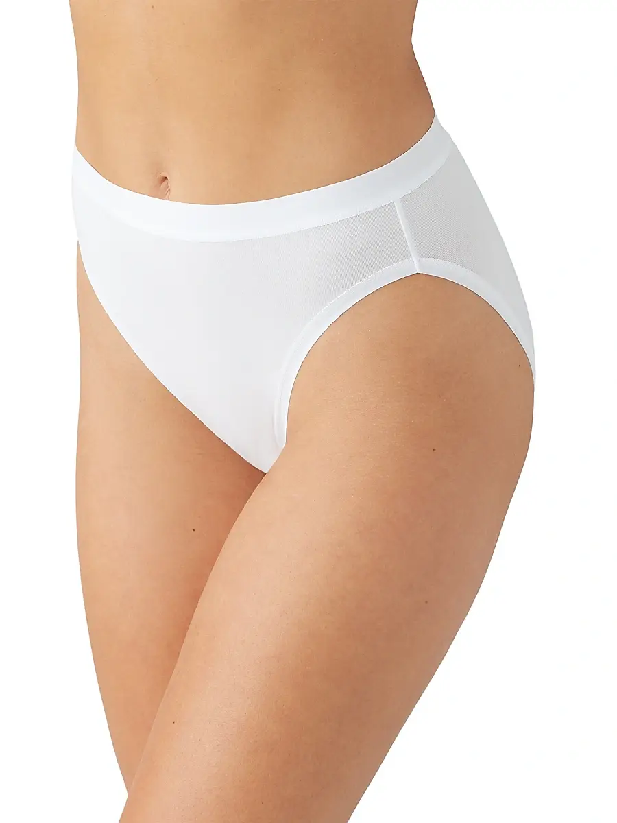 Wacoal Women's Understated Cotton High-Cut Brief | Thumbnail 2 Wacoal Women's Understated Cotton High-Cut Brief | Thumbnail 2