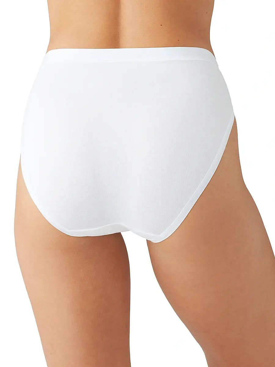 Wacoal Women's Understated Cotton High-Cut Brief | Thumbnail 3 Wacoal Women's Understated Cotton High-Cut Brief | Thumbnail 3