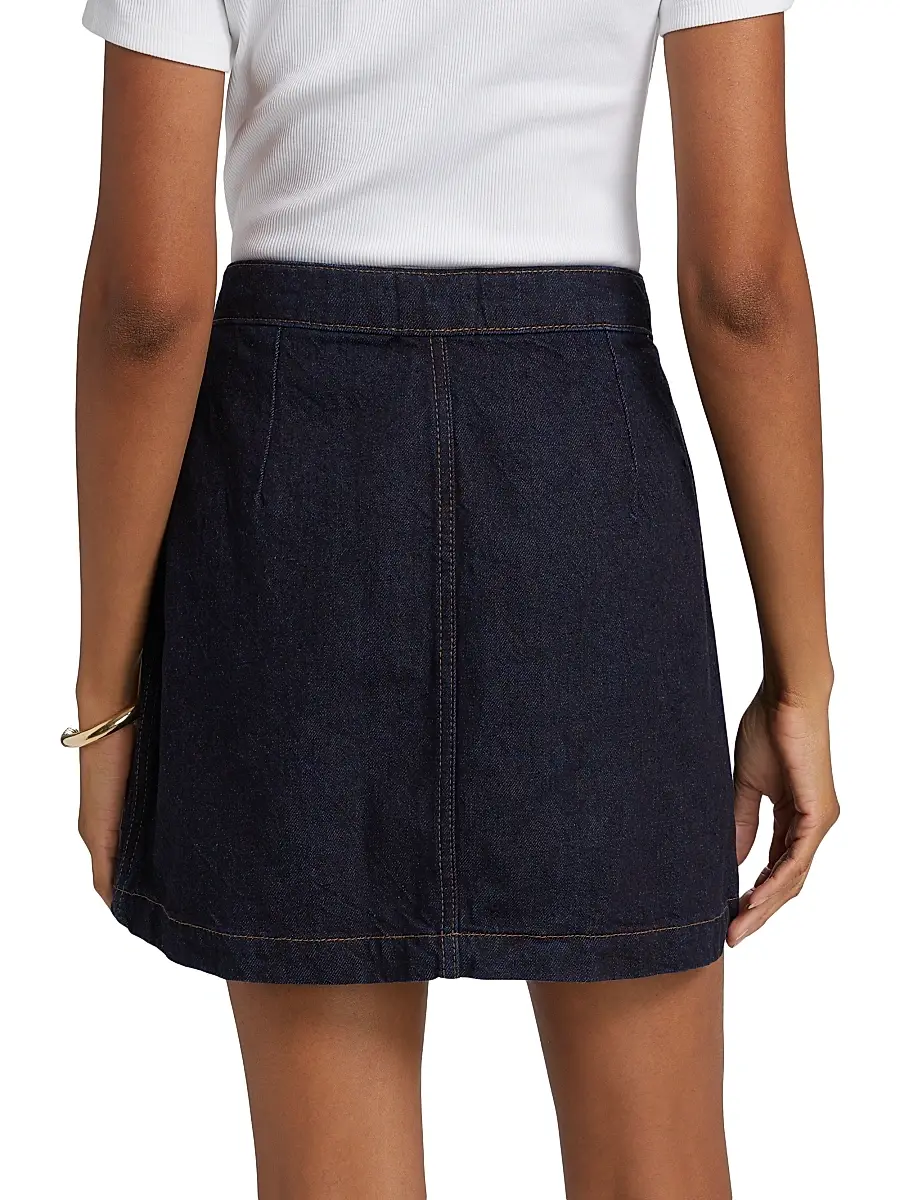 Reformation Women's Amara High-Rise Denim Miniskirt | Thumbnail 5 Reformation Women's Amara High-Rise Denim Miniskirt | Thumbnail 5