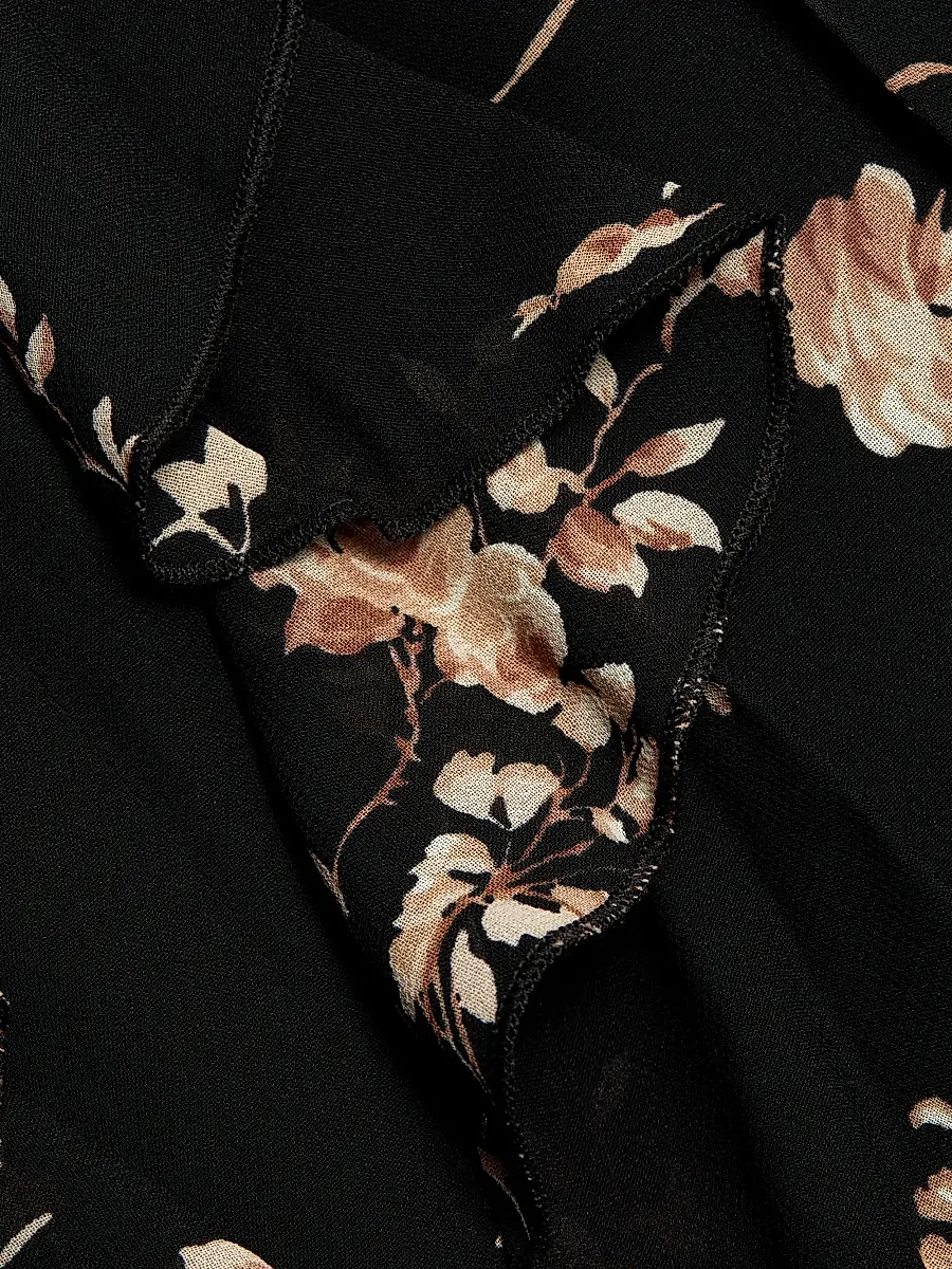 Reformation Women's Silvana Floral Georgette Dress | Thumbnail 8