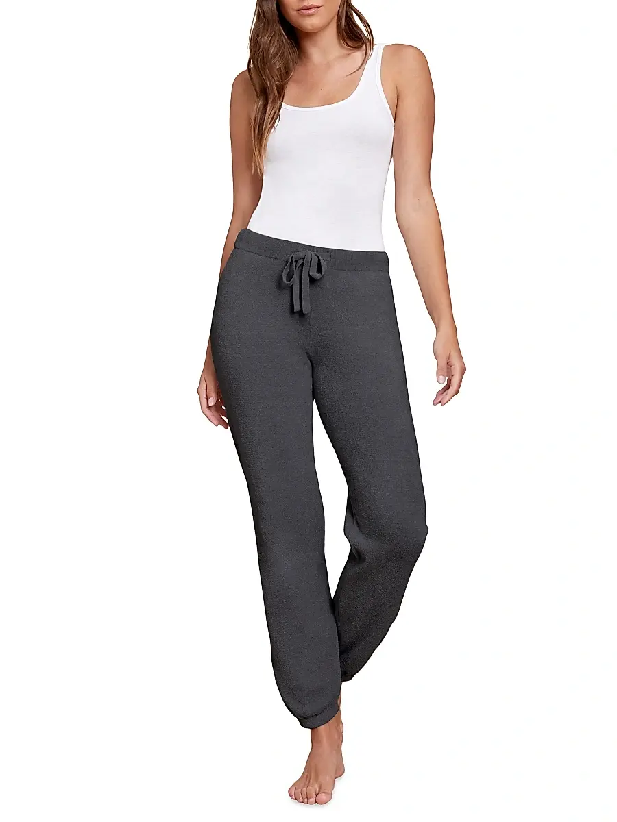 Barefoot Dreams Women's CozyChic Ultra Lite Knit Track Pants | Thumbnail 2 Barefoot Dreams Women's CozyChic Ultra Lite Knit Track Pants | Thumbnail 2