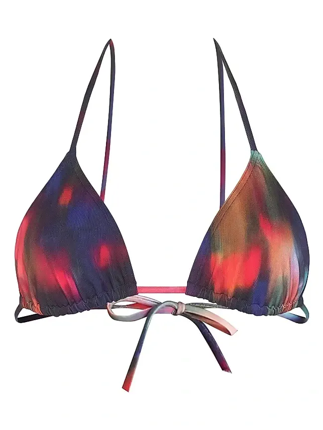 Women's Spatiale Abstract Triangle Bikini Top Women's Spatiale Abstract Triangle Bikini Top