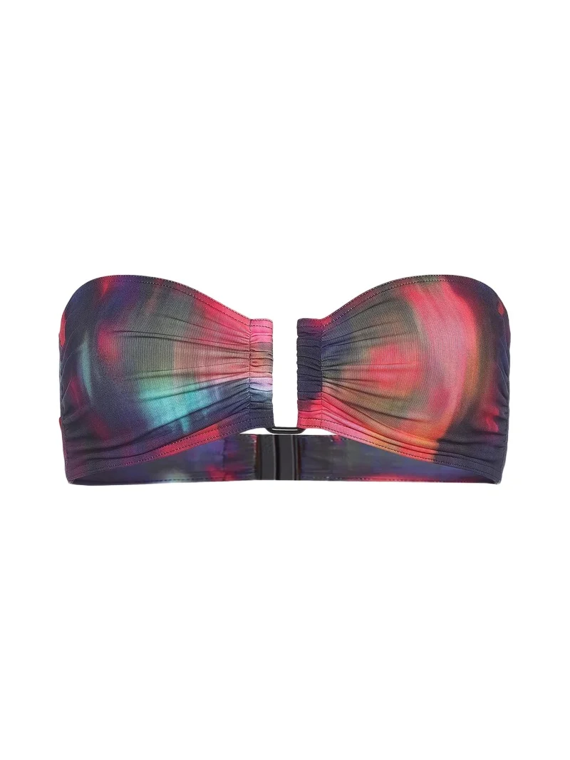 Eres Women's Méridien Abstract Bandeau Bikini Top
