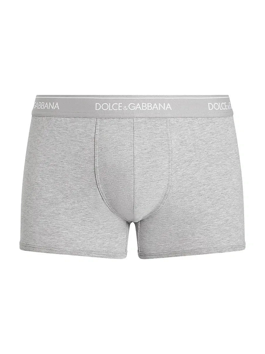 Dolce & Gabbana Men's 3-Pack Stretch Cotton Boxers | Thumbnail 3