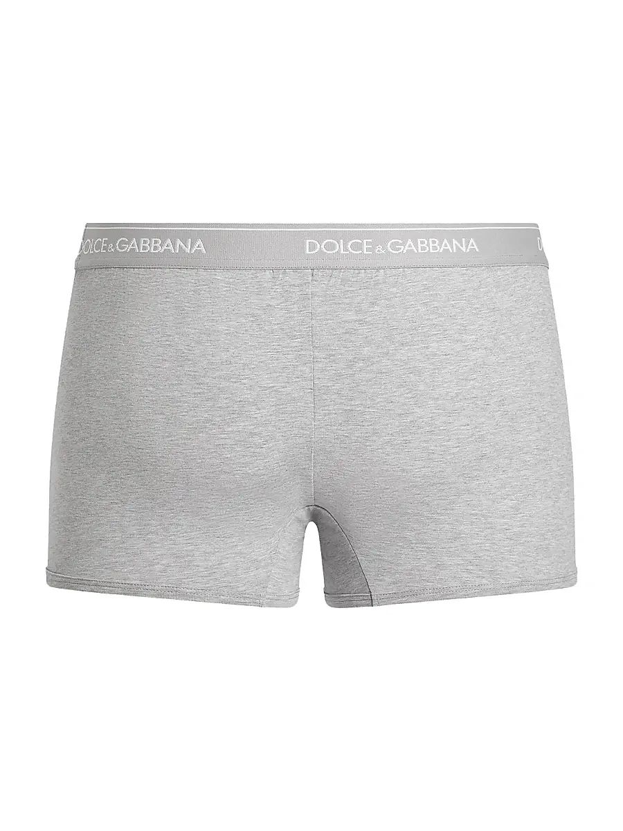 Dolce & Gabbana Men's 3-Pack Stretch Cotton Boxers | Thumbnail 4
