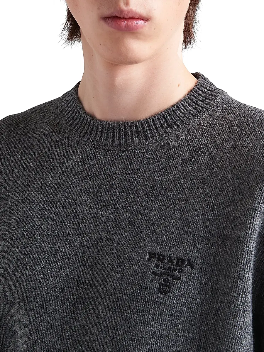 Prada Men's Cashmere Sweater | Thumbnail 4 Prada Men's Cashmere Sweater | Thumbnail 4