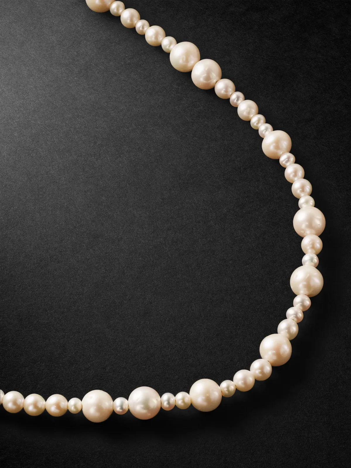 Perlina Sterling Silver and Pearl Necklace - Men Perlina Sterling Silver and Pearl Necklace - Men