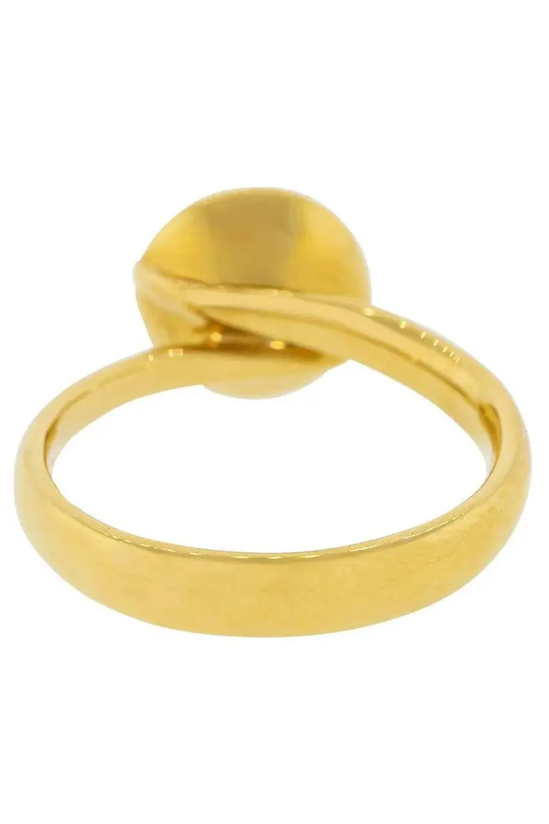 TAMARA COMOLLI Swiss Topaz Small Bouton Ring | Thumbnail 3