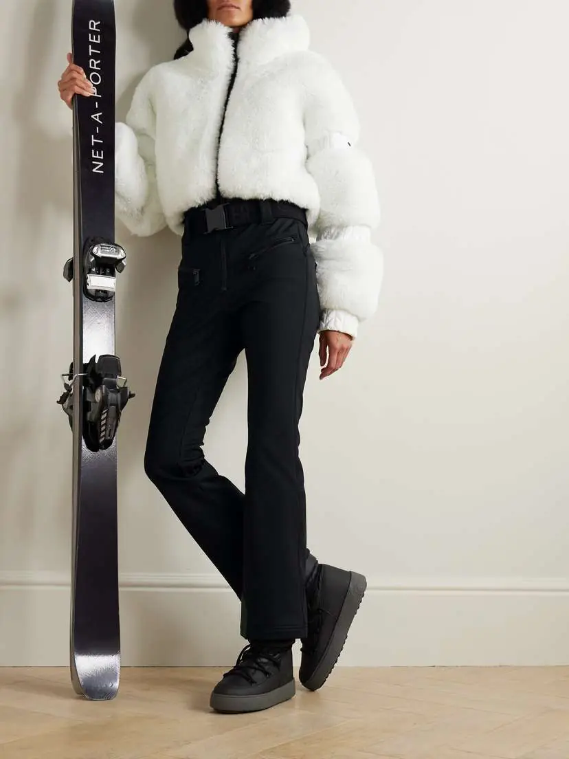 Goldbergh Lieke Belted Plush And Stretch-shell Ski Suit | Thumbnail 2