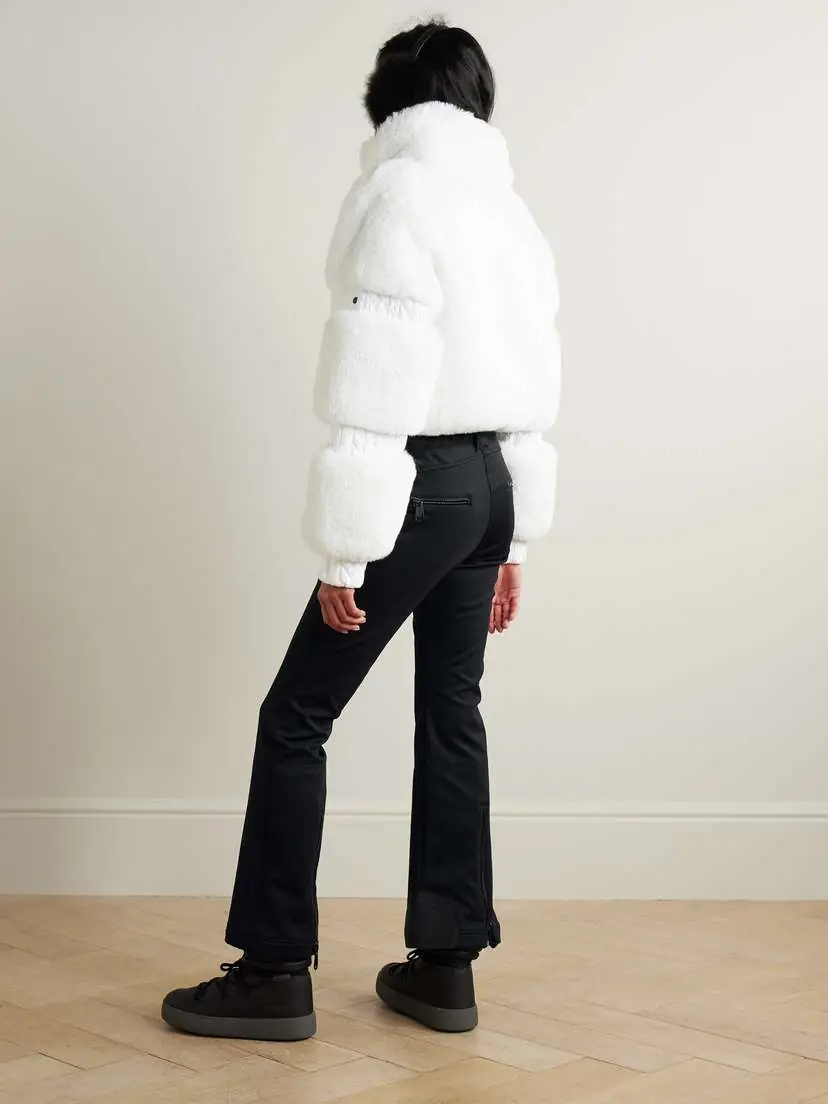 Goldbergh Lieke Belted Plush And Stretch-shell Ski Suit | Thumbnail 3