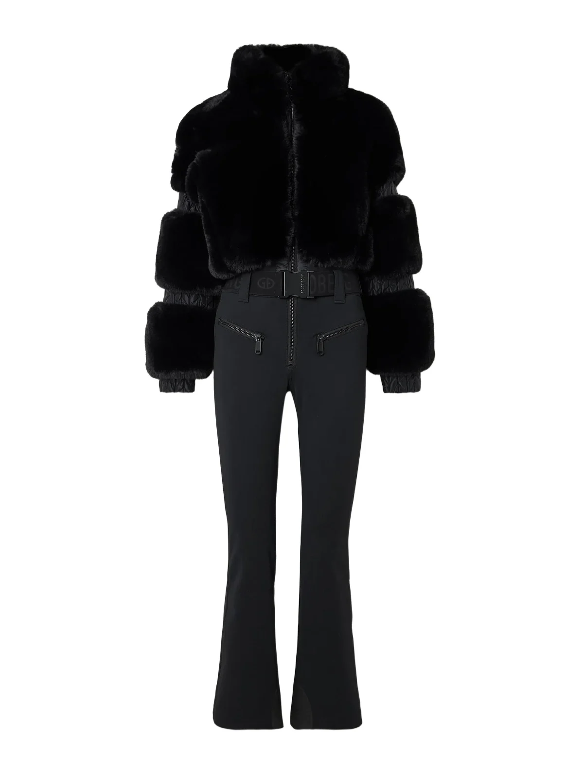 Lieke Belted Faux-fur Ski Suit Lieke Belted Faux-fur Ski Suit