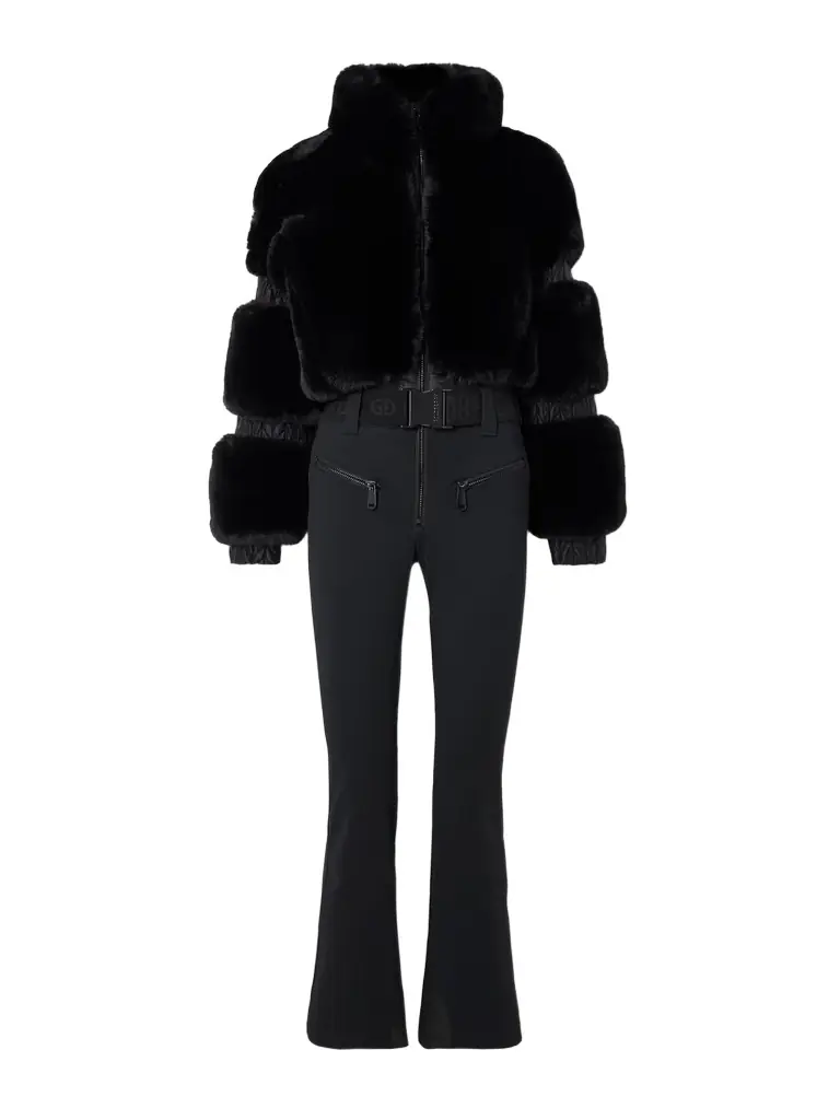 Lieke Belted Faux-fur Ski Suit Lieke Belted Faux-fur Ski Suit