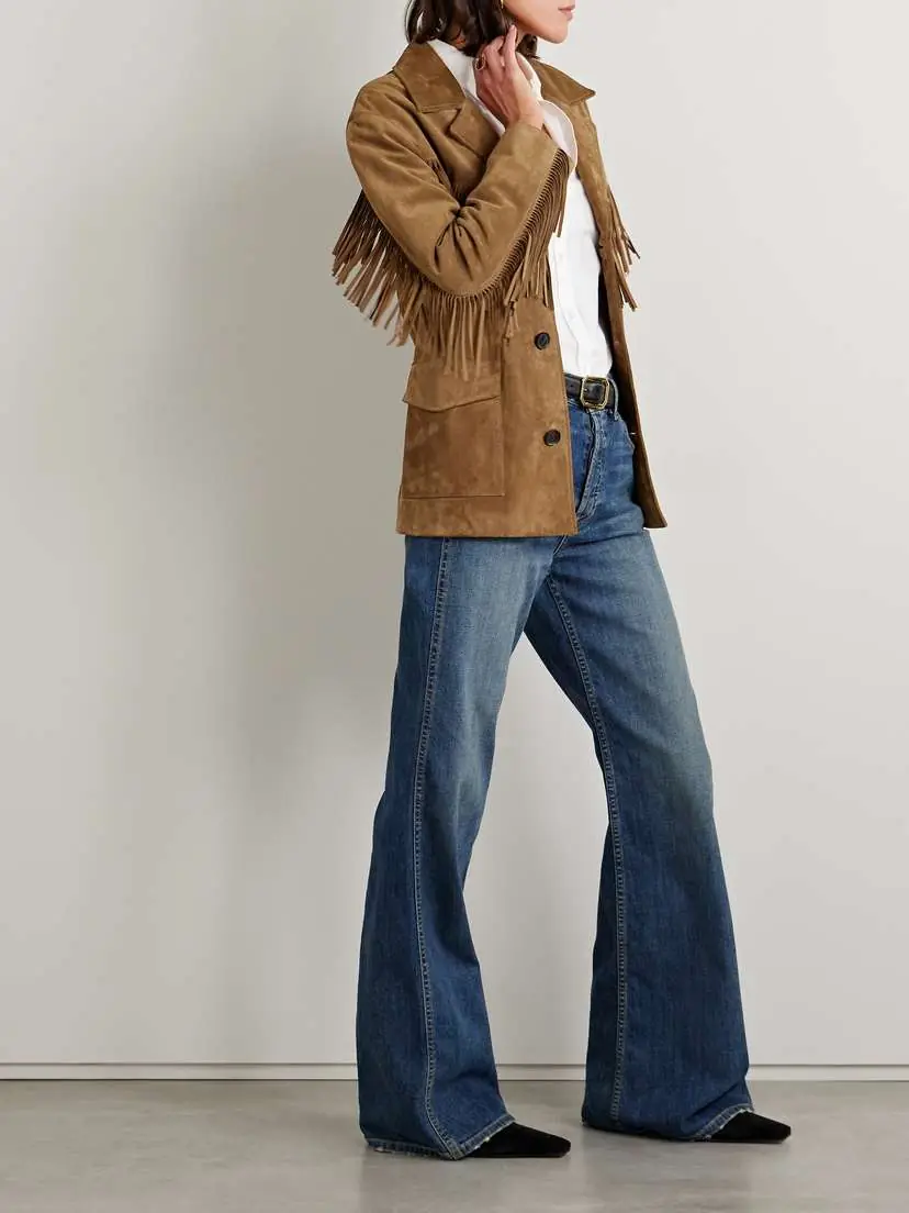 Nili Lotan Maelle Fringed Suede Jacket | Thumbnail 2 Nili Lotan Maelle Fringed Suede Jacket | Thumbnail 2