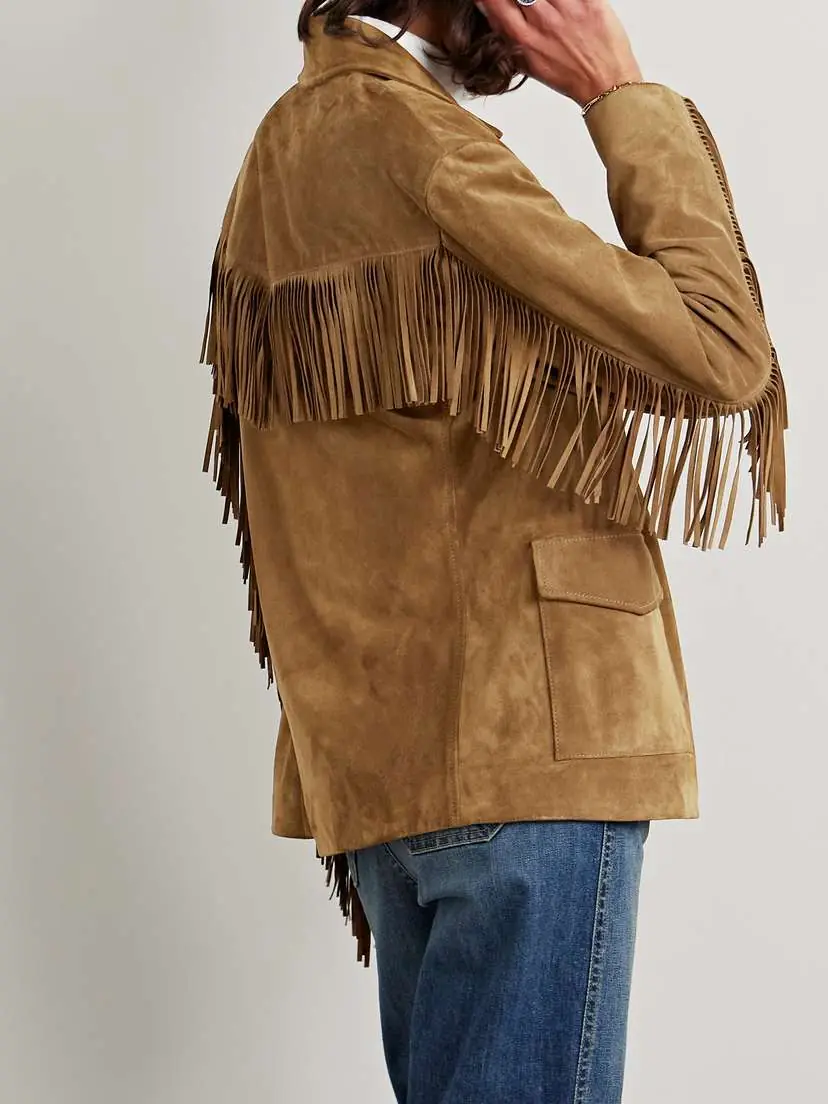 Nili Lotan Maelle Fringed Suede Jacket | Thumbnail 4 Nili Lotan Maelle Fringed Suede Jacket | Thumbnail 4