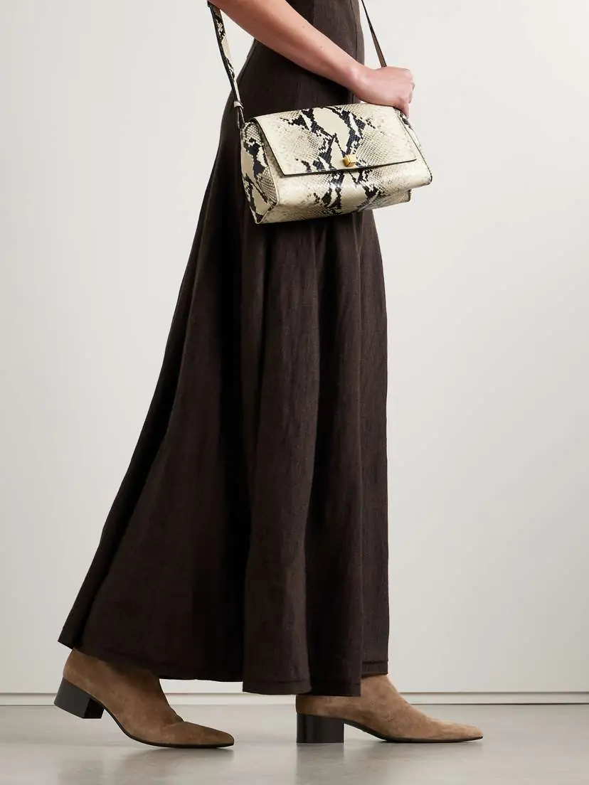 Khaite Andee Suede Knee Boots | Thumbnail 2 Khaite Andee Suede Knee Boots | Thumbnail 2