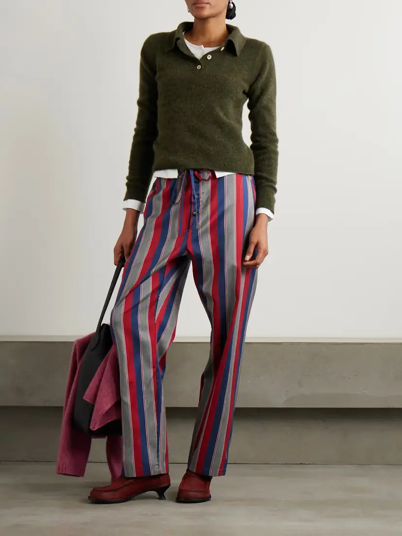 The Elder Statesman Cashmere Polo Sweater | Thumbnail 2 The Elder Statesman Cashmere Polo Sweater | Thumbnail 2