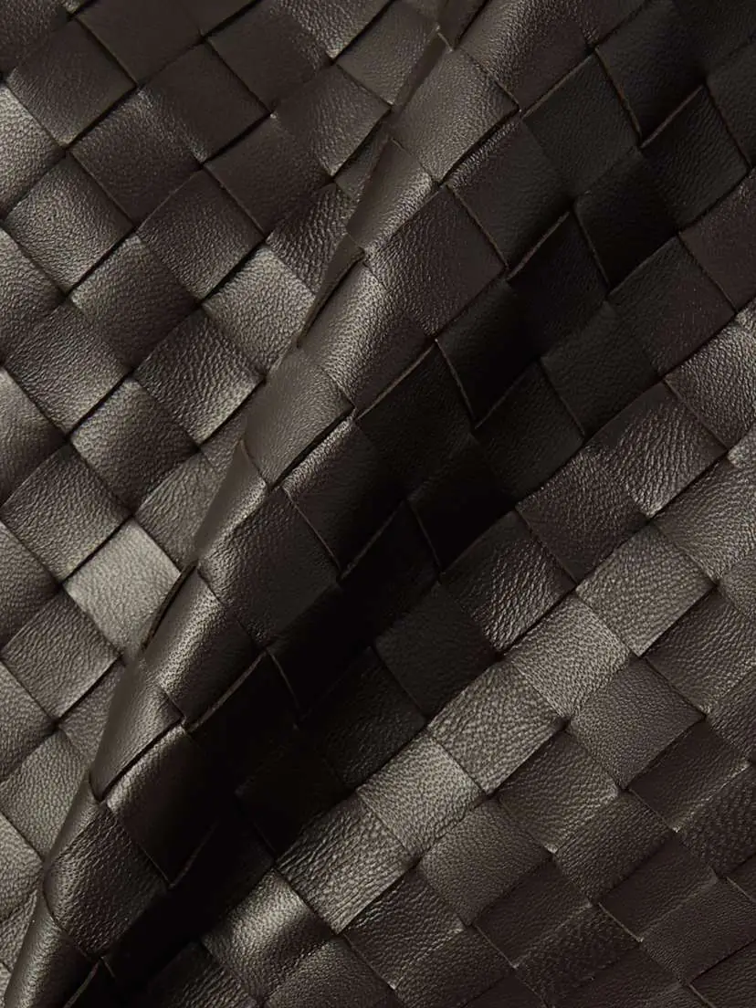 Bottega Veneta Intrecciato Leather Midi Wrap Skirt | Thumbnail 5 Bottega Veneta Intrecciato Leather Midi Wrap Skirt | Thumbnail 5
