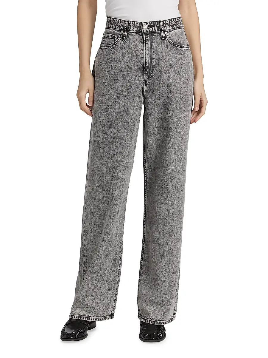 rag & bone Women's Featherweight Logan Wide-Leg Jeans | Thumbnail 3 rag & bone Women's Featherweight Logan Wide-Leg Jeans | Thumbnail 3