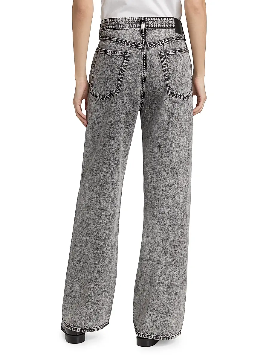 rag & bone Women's Featherweight Logan Wide-Leg Jeans | Thumbnail 5 rag & bone Women's Featherweight Logan Wide-Leg Jeans | Thumbnail 5