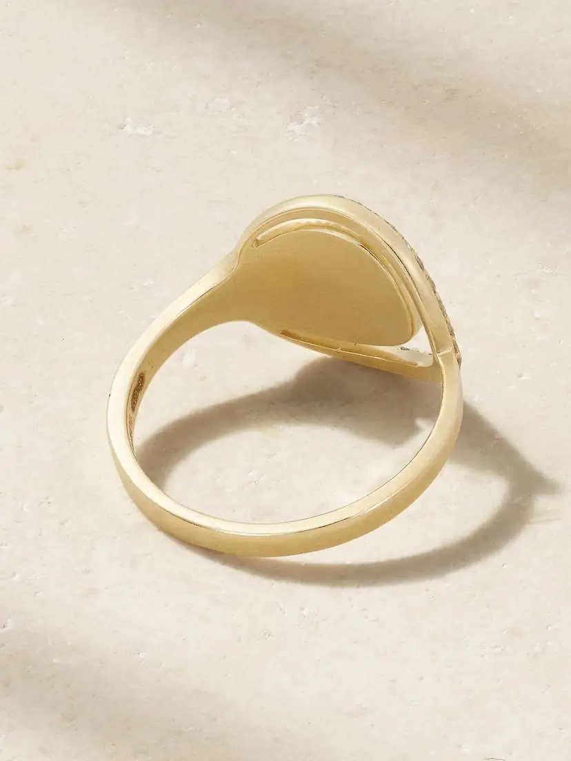 Pascale Monvoisin Rio 9-karat Gold Diamond Ring | Thumbnail 3