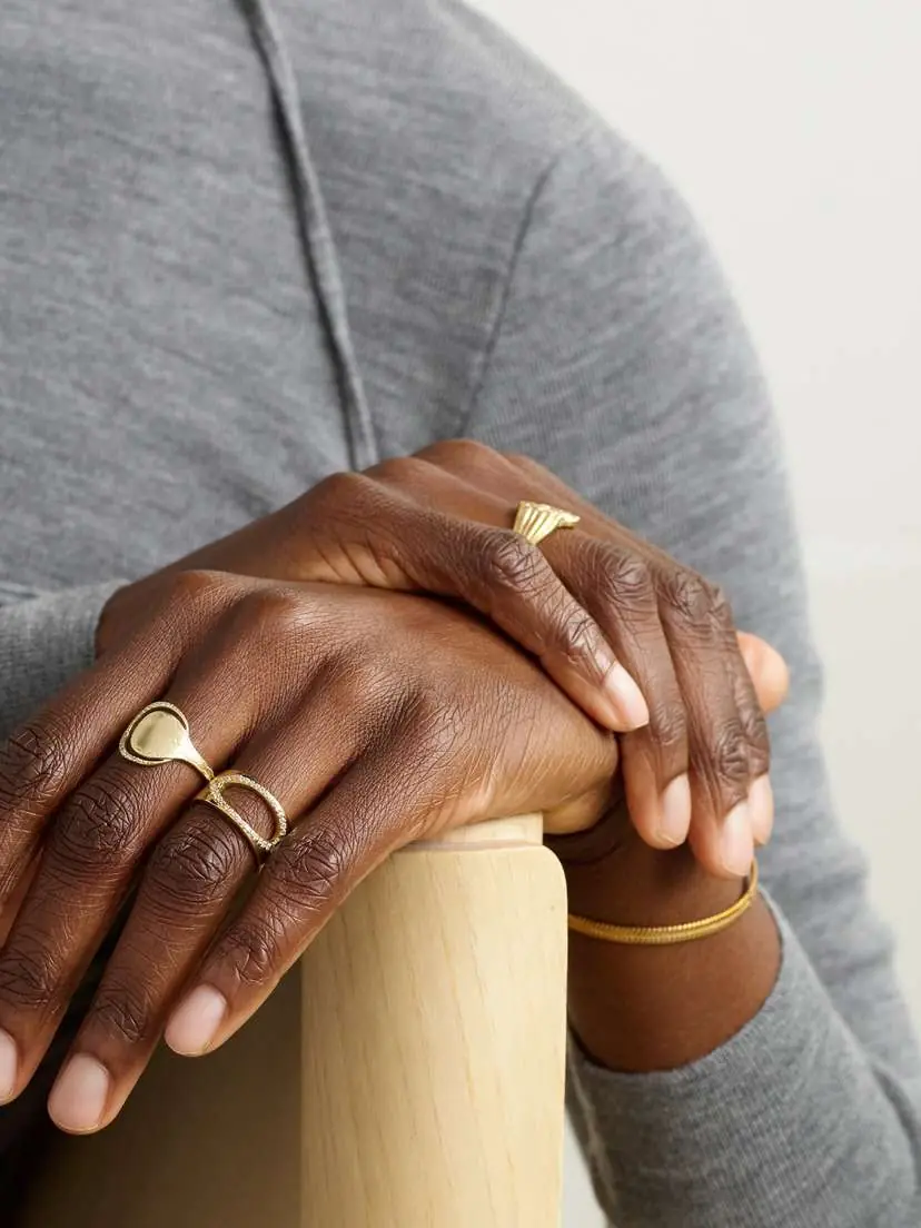 Pascale Monvoisin Rio 9-karat Gold Diamond Ring | Thumbnail 5