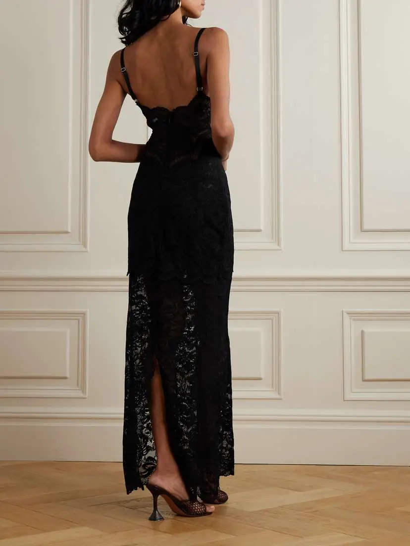 Rabanne Guipure Lace Maxi Dress | Thumbnail 3