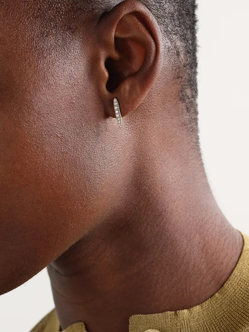 Anita Ko Small Spear 18-karat Gold Diamond Earrings | Thumbnail 2 Anita Ko Small Spear 18-karat Gold Diamond Earrings | Thumbnail 2