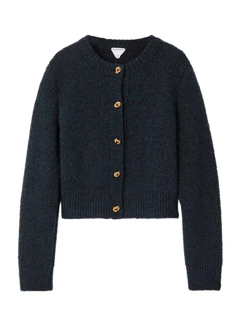 Wool-blend Bouclé Cardigan