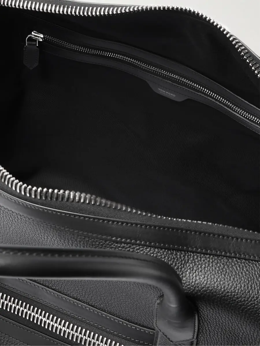 Tom Ford Buckley Full-Grain Leather Weekend Bag - Men | Thumbnail 5