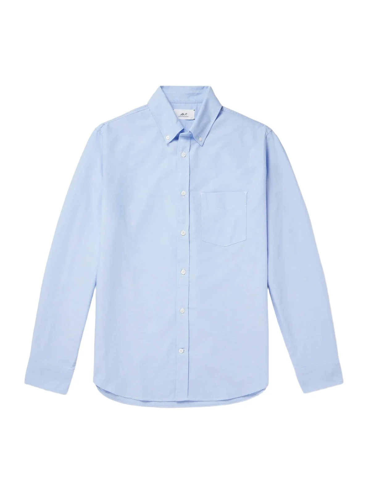 Button-Down Collar Organic Cotton Oxford Shirt - Men