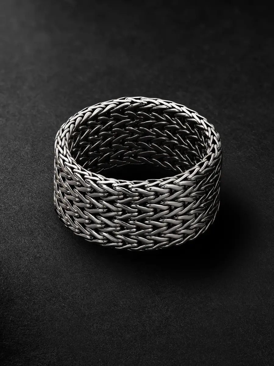 John Hardy Rata Sterling Silver Ring - Men | Thumbnail 3