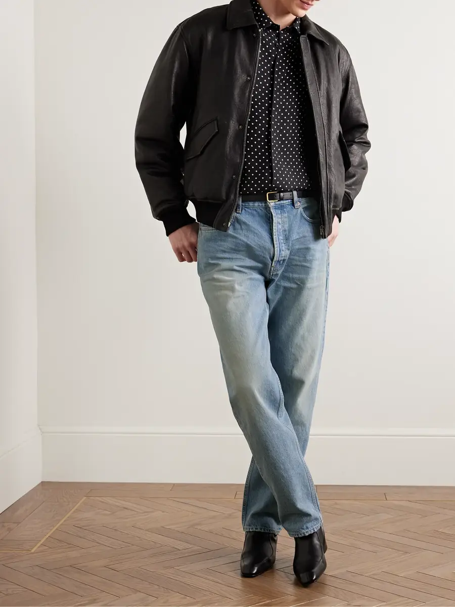 Saint Laurent Mick Straight-Leg Jeans - Men | Thumbnail 2 Saint Laurent Mick Straight-Leg Jeans - Men | Thumbnail 2