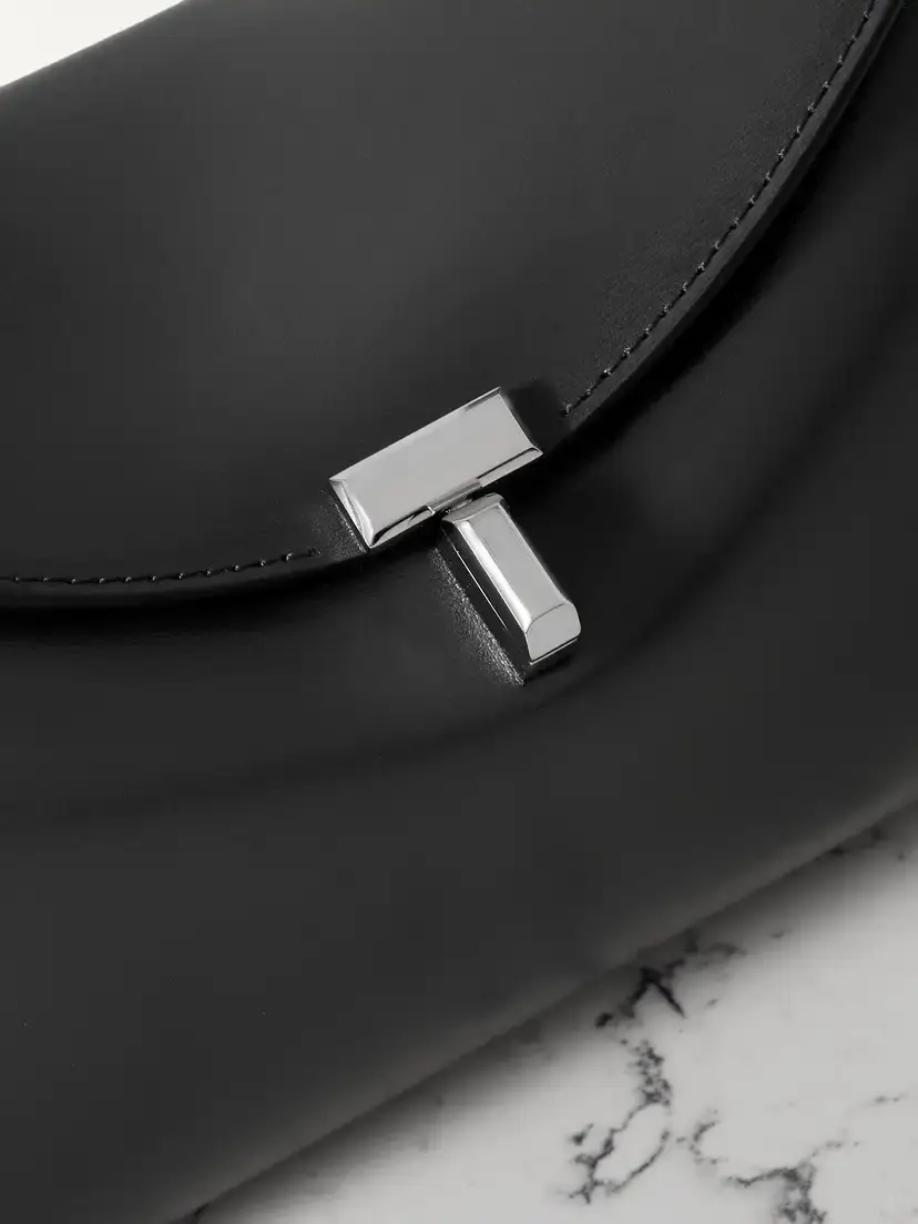 TOTEME T-lock Leather Clutch | Thumbnail 4 TOTEME T-lock Leather Clutch | Thumbnail 4