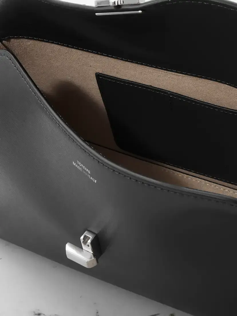 TOTEME T-lock Leather Clutch | Thumbnail 5 TOTEME T-lock Leather Clutch | Thumbnail 5