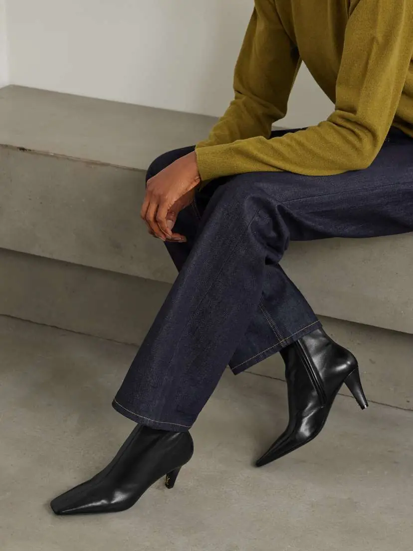 Saint Laurent Jill Embellished Leather Ankle Boots | Thumbnail 2 Saint Laurent Jill Embellished Leather Ankle Boots | Thumbnail 2