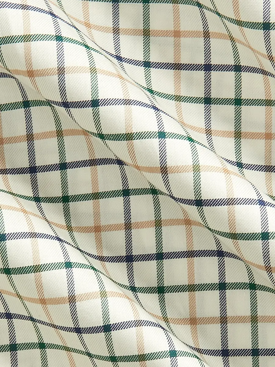 Polo Ralph Lauren Men's Twill Long-Sleeve Sport Shirt - Cream Green Multi | Thumbnail 6 Polo Ralph Lauren Men's Twill Long-Sleeve Sport Shirt - Cream Green Multi | Thumbnail 6