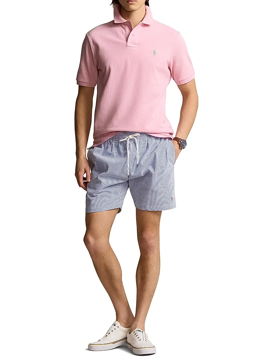 Polo Ralph Lauren Men's Cotton Polo Shirt - Garden Pink | Thumbnail 2