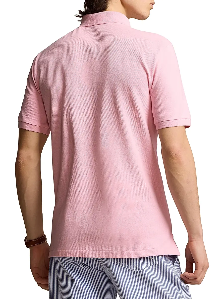 Polo Ralph Lauren Men's Cotton Polo Shirt - Garden Pink | Thumbnail 4