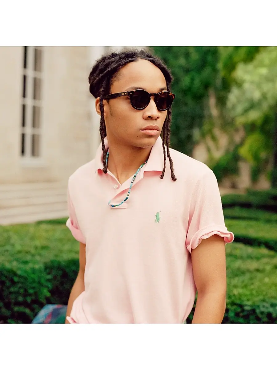 Polo Ralph Lauren Men's Cotton Polo Shirt - Garden Pink | Thumbnail 6