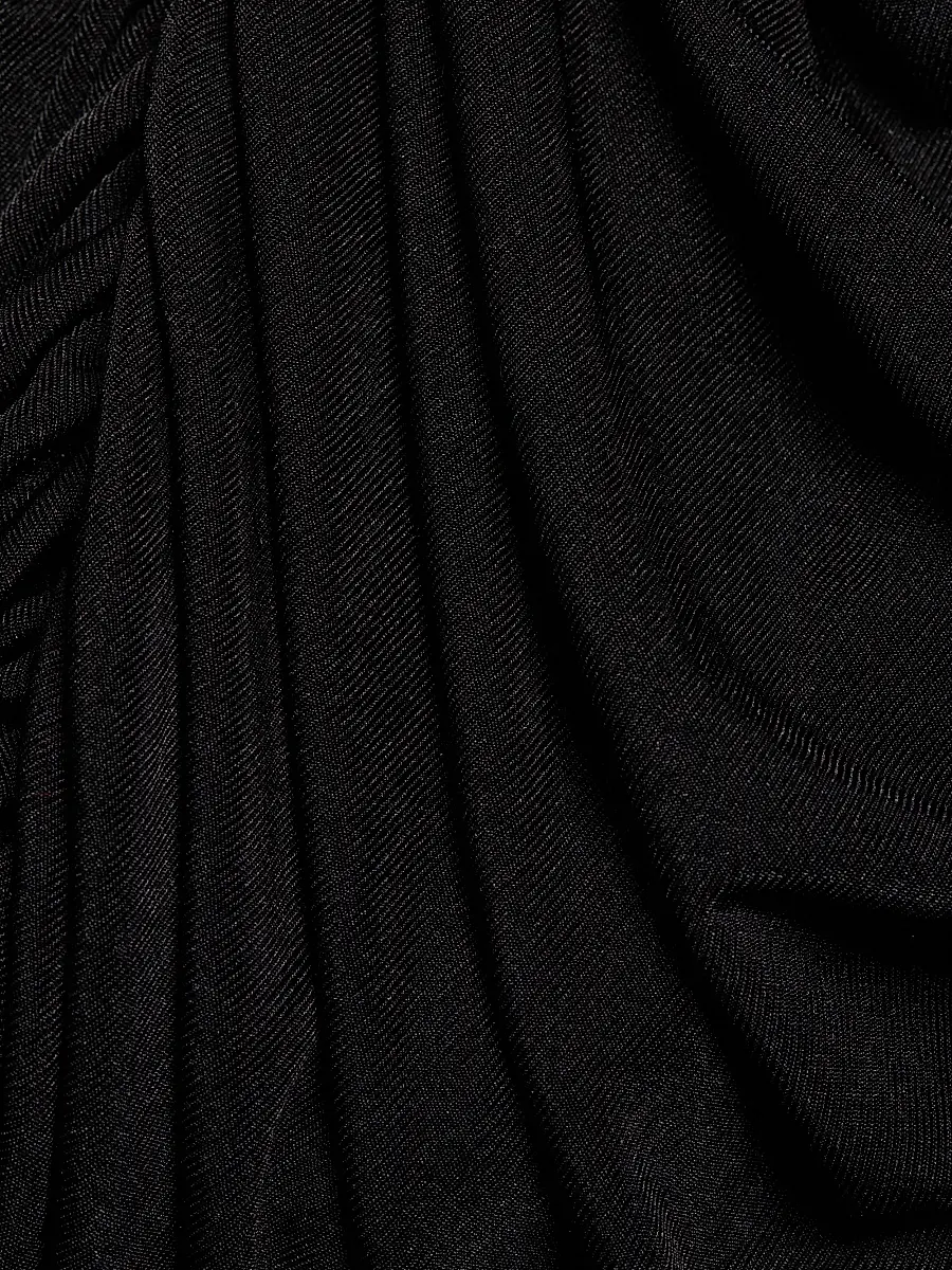 Aliétte Women's Asymmetric Ruched Jersey Minidress | Thumbnail 7 Aliétte Women's Asymmetric Ruched Jersey Minidress | Thumbnail 7