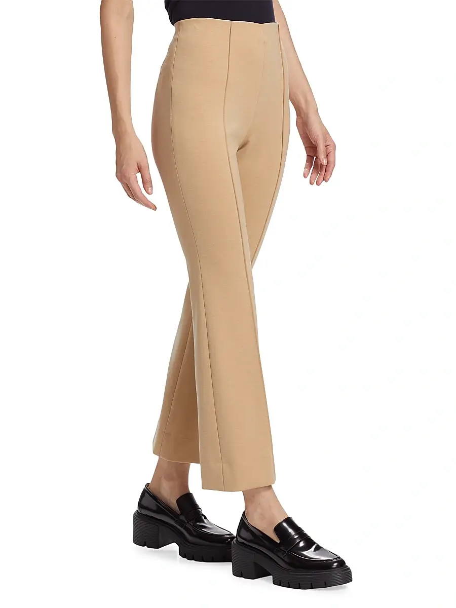 ATM Anthony Thomas Melillo Women's Ponte Kick Flare Pants - Soft Fawn | Thumbnail 4 ATM Anthony Thomas Melillo Women's Ponte Kick Flare Pants - Soft Fawn | Thumbnail 4