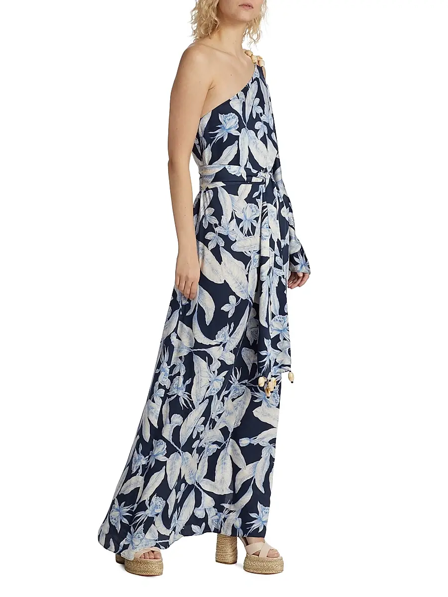 Alexis Women's Randi One-Shoulder Maxi Dress | Thumbnail 4 Alexis Women's Randi One-Shoulder Maxi Dress | Thumbnail 4