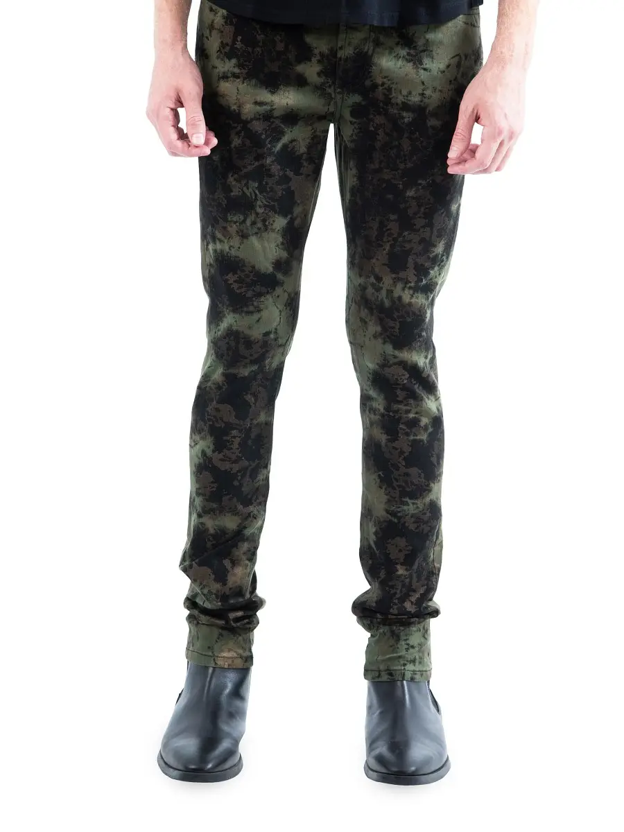 Monfrère Men's Greyson Tie-Dye Jeans - Golden Amazon | Thumbnail 2 Monfrère Men's Greyson Tie-Dye Jeans - Golden Amazon | Thumbnail 2
