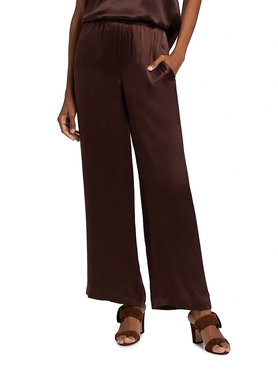 Cami NYC Women's Bleecker Silk Wide-Leg Pants | Thumbnail 3 Cami NYC Women's Bleecker Silk Wide-Leg Pants | Thumbnail 3