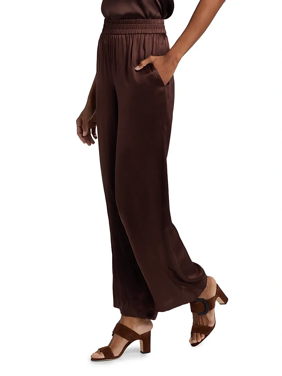 Cami NYC Women's Bleecker Silk Wide-Leg Pants | Thumbnail 4 Cami NYC Women's Bleecker Silk Wide-Leg Pants | Thumbnail 4