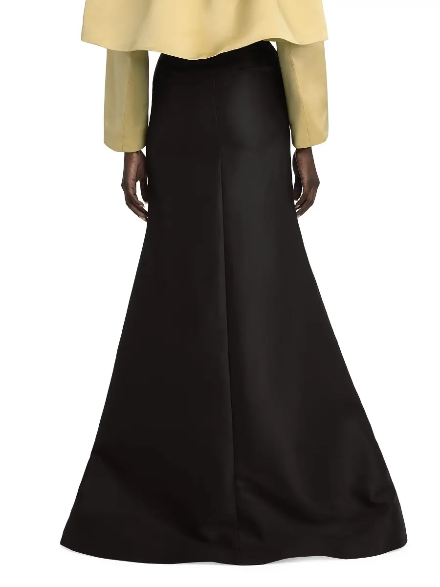 Rosie Assoulin Women's Tuxedo Trumpet Maxi Skirt - Black | Thumbnail 4 Rosie Assoulin Women's Tuxedo Trumpet Maxi Skirt - Black | Thumbnail 4