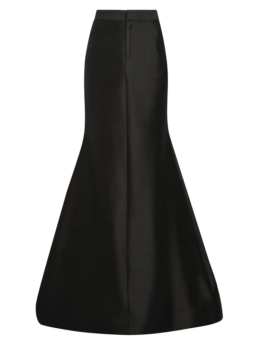 Rosie Assoulin Women's Tuxedo Trumpet Maxi Skirt - Black | Thumbnail 6 Rosie Assoulin Women's Tuxedo Trumpet Maxi Skirt - Black | Thumbnail 6