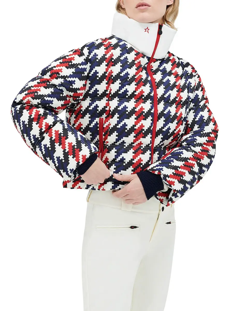 Perfect Moment Women's Nevada Duvet Houndstooth Down Puffer Jacket - Houndstooth | Thumbnail 2 Perfect Moment Women's Nevada Duvet Houndstooth Down Puffer Jacket - Houndstooth | Thumbnail 2